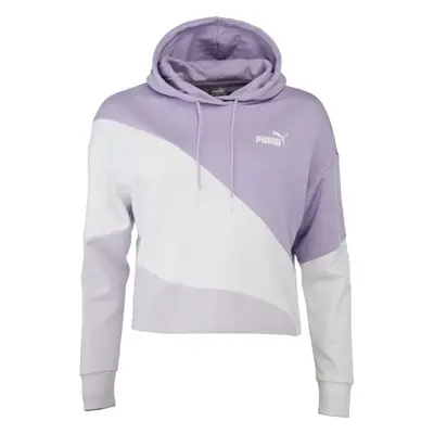 Puma POWER CAT HOODIE TR Női pulóver, lila, méret