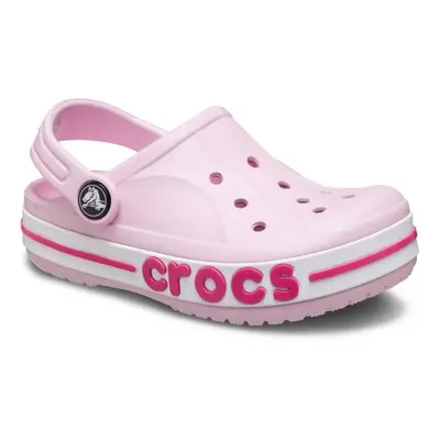 Crocs BAYABAND CLOG K Gyerek papucs, rózsaszín, méret 28/29