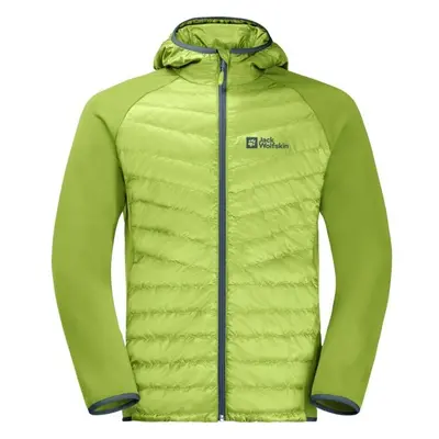 Jack Wolfskin ROUTEBURN PRO HYBRID Férfi outdoor bélelt dzseki, zöld, méret