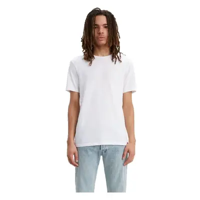 Levi's® SLIM 2PK CREWNECK Férfi póló, fehér, méret