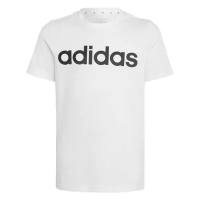 adidas LIN TEE Fiú póló, fehér, méret