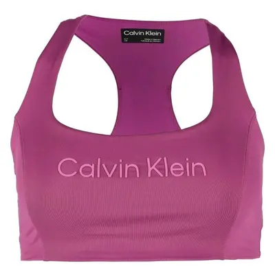 Calvin Klein ESSENTIALS PW MEDIUM SUPPORT SPORTS BRA Női sportmelltartó, rózsaszín, méret