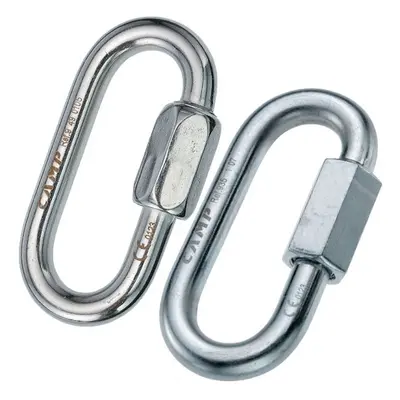 CAMP OVAL QUICK LINK 10mm Karabiner, ezüst, méret