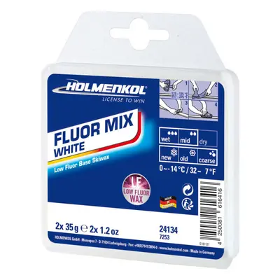 Holmenkol FLUORMIX FEHÉR Alacsony fluortartalmú paraffin wax, kék, méret