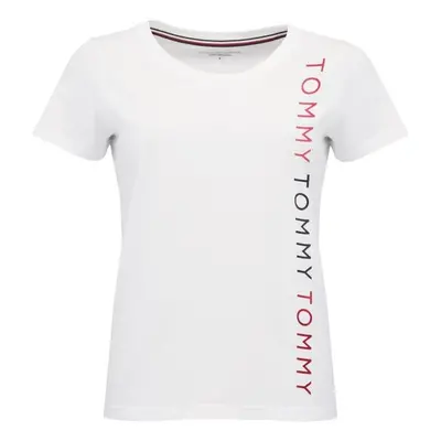 Tommy Hilfiger EMBROIDERY-SS TEE Női póló, fehér, méret