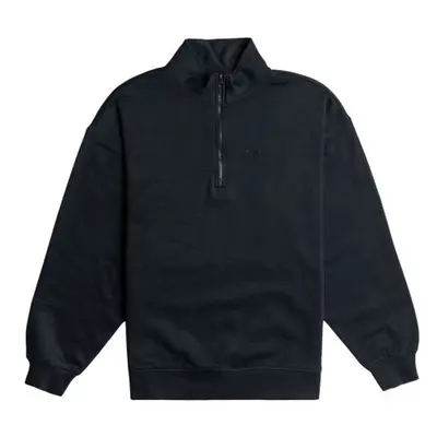 Roxy ESSENTIAL ENERGY HALF ZIP Női pulóver, fekete, méret