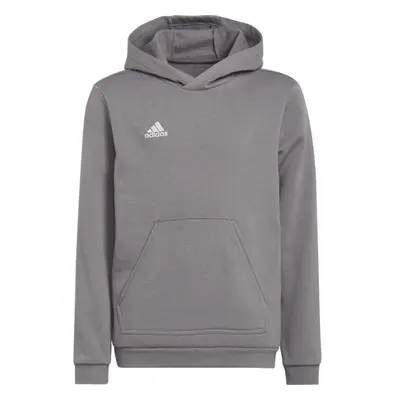 adidas ENT22 HOODY Y Junior futball pulóver, szürke, méret