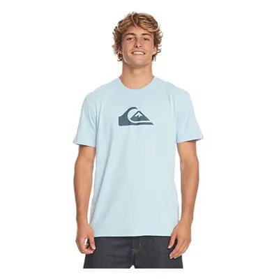 Quiksilver COMP LOGO SS Férfi póló, világoskék, méret