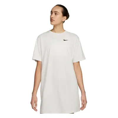 Nike NSW SWSH SS DRESS W Női ruha, fehér, méret