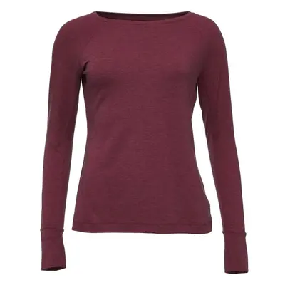 GAP BREATHE LS BOATNECK TOP Női felső, bordó, méret