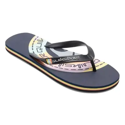 Quiksilver MOLOKAI ART Férfi flip-flop papucs, sötétkék, méret