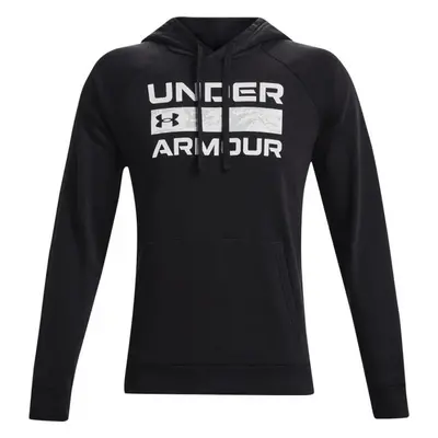 Under Armour RIVAL FLC SIGNATURE HD Férfi pulóver, fekete, méret