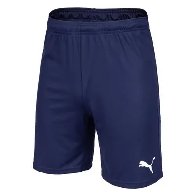 Puma TEAM GOAL KNIT SHORTS Férfi rövidnadrág, sötétkék, méret