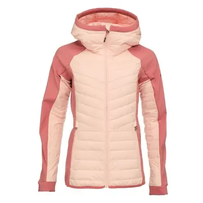 Columbia POWDER LITE HYBRID HOODED JACKET Női kabát, rózsaszín, méret