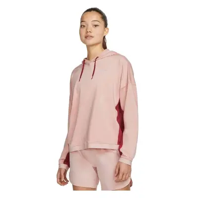 Nike TF PACER HOODIE W Női pulóver futáshoz, lazac, méret