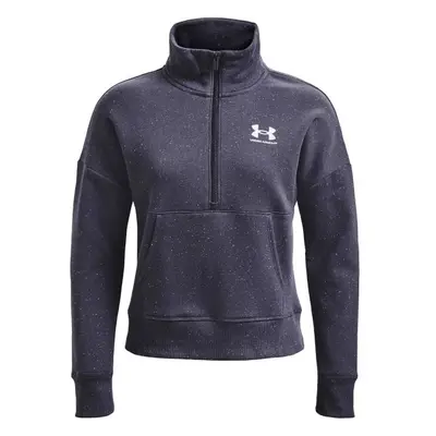 Under Armour RIVAL FLEECE HZ Női fleece pulóver, sötétkék, méret