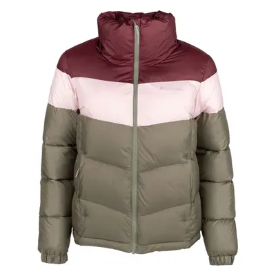 Columbia PUFFECT COLOR BLOCKED JACKET Női kabát, khaki, méret