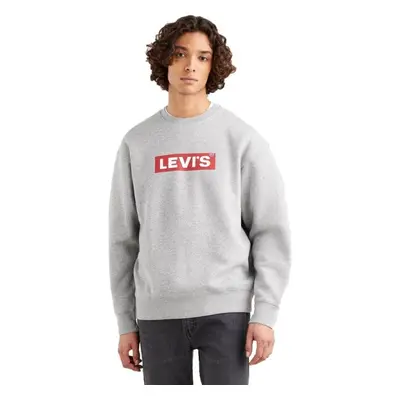 Levi's® T3 RELAXED GRAPHIC CREW Férfi pulóver, szürke, méret