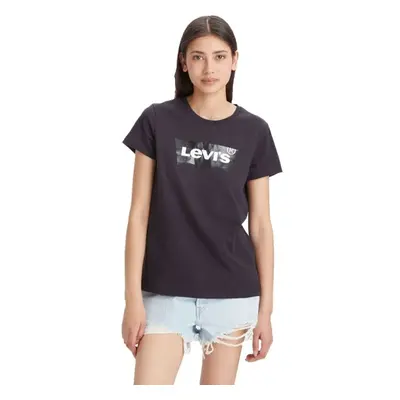 Levi's® THE PERFECT TEE CLEAR FOIL Női póló, fekete, méret