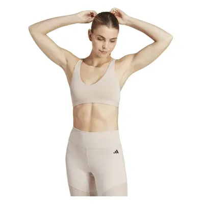 adidas DANCE LS BRA Sportmelltartó, bézs, méret