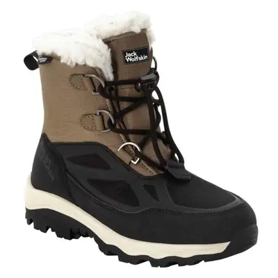 Jack Wolfskin VOJO SHELL XT TEXAPORE MID K Gyerek téli cipő, barna, méret