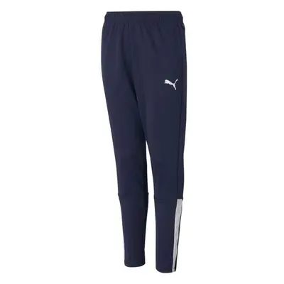 Puma TEAMLIGA TRAINING PANTS JR Fiú melegítőnadrág, sötétkék, méret