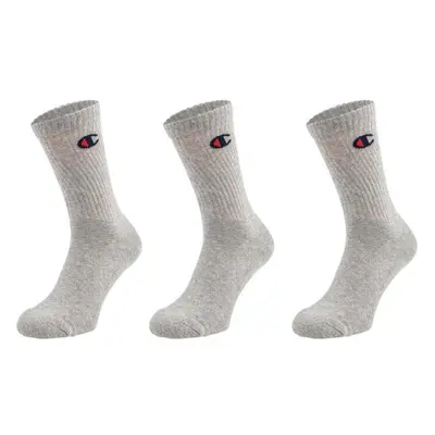 Champion 3PK CREW SOCKS Uniszex zokni, szürke, méret