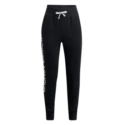 Under Armour RIVAL FLEECE JOGGERS Lány melegítőnadrág, fekete, méret