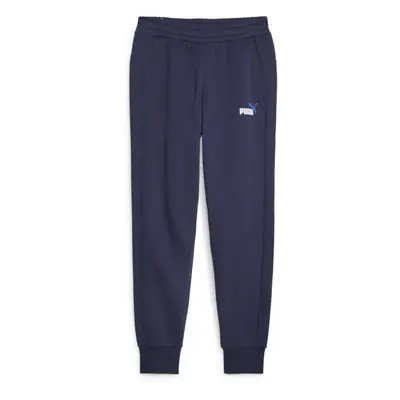 Puma ESS + COL LOGO PANTS FL Férfi melegítőnadrág, sötétkék, méret