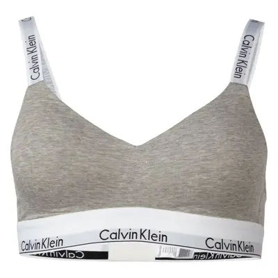 Calvin Klein MODERN COTTON-LGHT LINED BRALETTE Sportmelltartó, szürke, méret