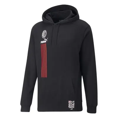 Puma ACM FTBLCULTURE HOODY Férfi pulóver, fekete, méret