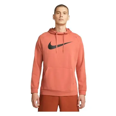 Nike DRY HOODIE PO SWOOSH Férfi pulóver edzéshez, narancssárga, méret