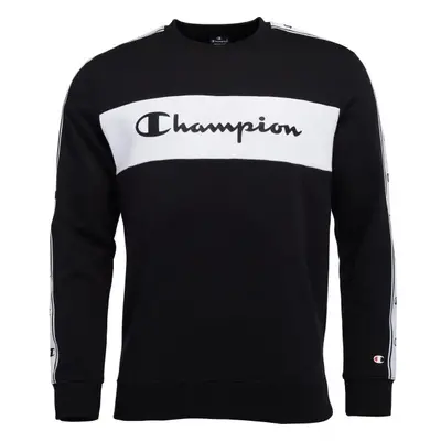 Champion AMERICAN TAPE CREWNECK SWEATSHIRT Férfi pulóver, fekete, méret