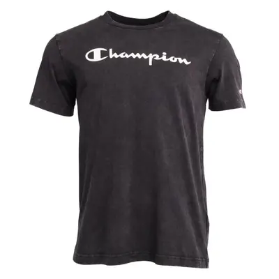 Champion OLD SCHOOL CREWNECK T-SHIRT Férfi póló, sötétszürke, méret