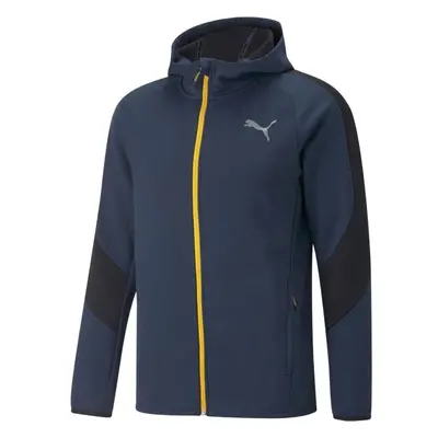 Puma EVOSTRIPE WARM FULL ZIP HOODIE Férfi pulóver, kék, méret