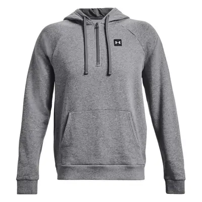 Under Armour RIVAL FLEECE 1/2ZIP HD Férfi pulóver, szürke, méret