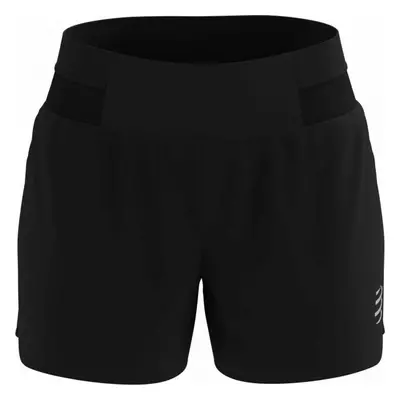 Compressport PERFORMANCE OVERSHORT W Női rövidnadrág futáshoz, fekete, méret