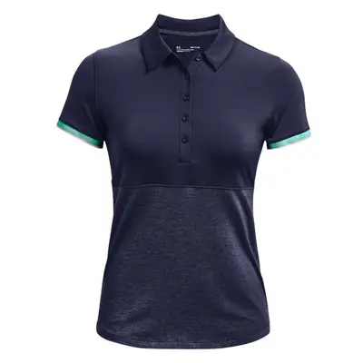 Under Armour ZINGER POINT SS POLO Női golf galléros póló, sötétkék, méret