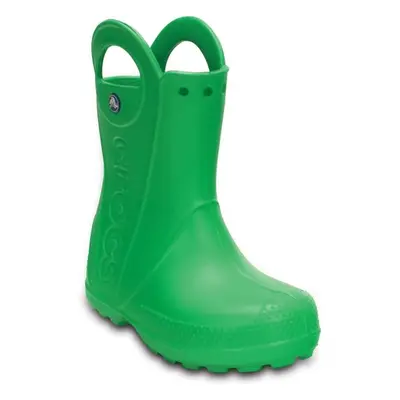 Crocs HANDLE IT RAIN BOOT KIDS Gyerek gumicsizma, zöld, méret 25/26