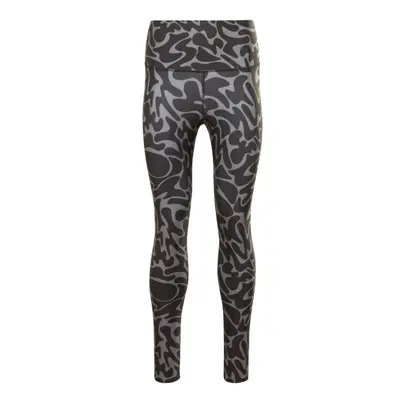 Reebok WOR AOP TIGHT Női leggings, fekete, méret