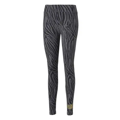 Puma ESS+ TIGER AOP LEGGINGS Női legging, fekete, méret