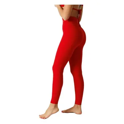 GOLDBEE VÉKONY LEGGING Női legging, piros, méret