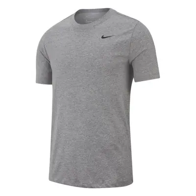 Nike DRY TEE DFC CREW SOLID Férfi póló edzéshez, szürke, méret