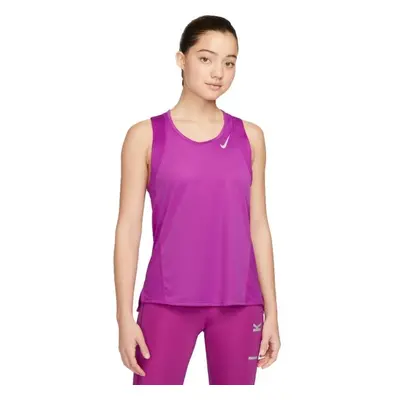 Nike DF RACE SINGLET W Női ujjatlan felső futáshoz, lila, méret