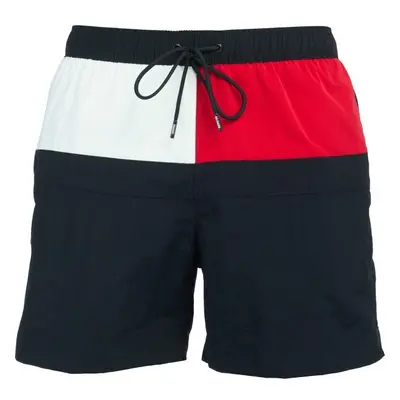 Tommy Hilfiger TH CORE FLAG-MEDIUM DRAWSTRING Férfi fürdőnadrág, sötétkék, méret