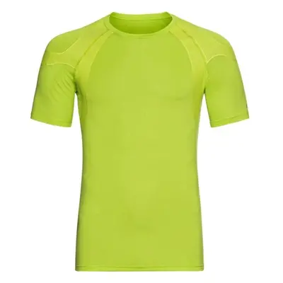 Odlo CREW NECK S/S ACTIVESPINE Férfi póló futáshoz, fényvisszaverő neon, méret