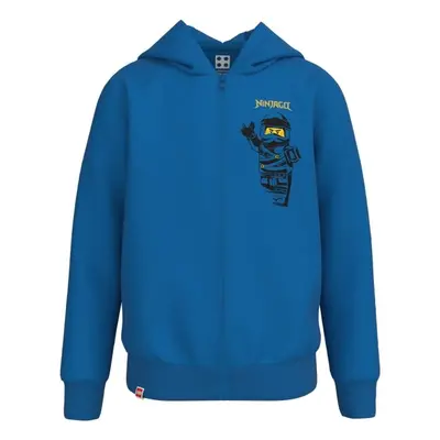 LEGO® kidswear CARDIGAN W. HOOD Fiú cipzáras pulóver, kék, méret