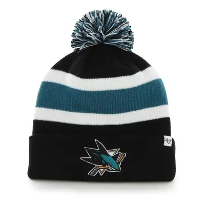 47 NHL SAN JOSE SHARKS BREAKAWAY CUFF KNIT Téli sapka, fekete, méret