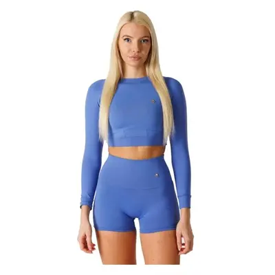 GOLDBEE CROP-TOP BECLASSIC Női crop top, kék, méret