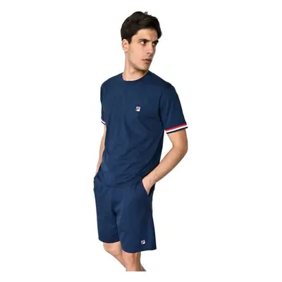 Fila JERSEY STRETCH SS T-SHIRT FRENCH TERRY HORTS PYJAMAS Férfi pizsama, sötétkék, méret